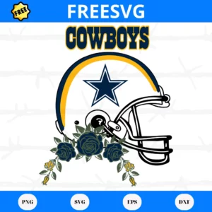 Free Dallas Cowboys Helmets, Svg Cut Files